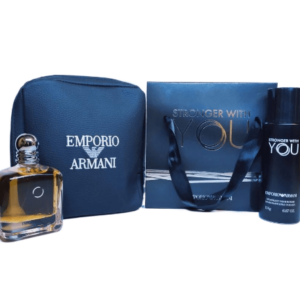 Парфюмерный набор 3 в 1 Giorgio Armani "Stronger With You" подарочная упаковка