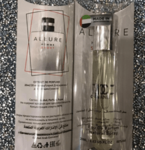 Пробники духов 20ml Chanel "Allure Homme" для мужчин ОАЭ Lux