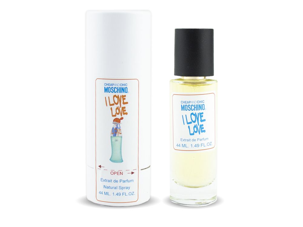 Мини парфюм в тубе 44ml Moschino I Love Love Extrait de Parfum