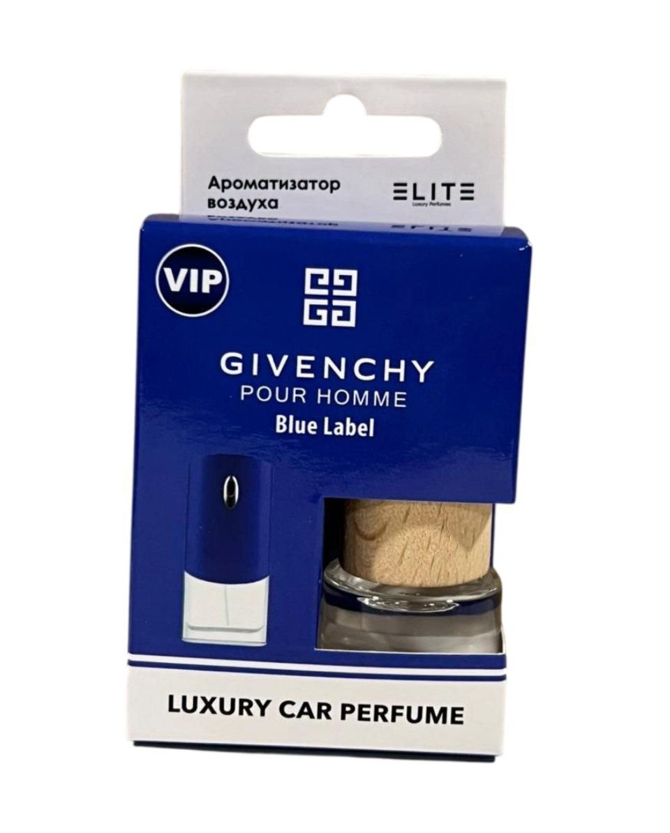 Автопарфюм / Ароматизатор в авто VIP Elite Luxury Car Perfume Givenchy Blue Label Pour Homme 8 ml